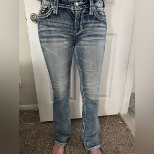 Rock Revival Women's Faded Blue Boot Cut Jeans